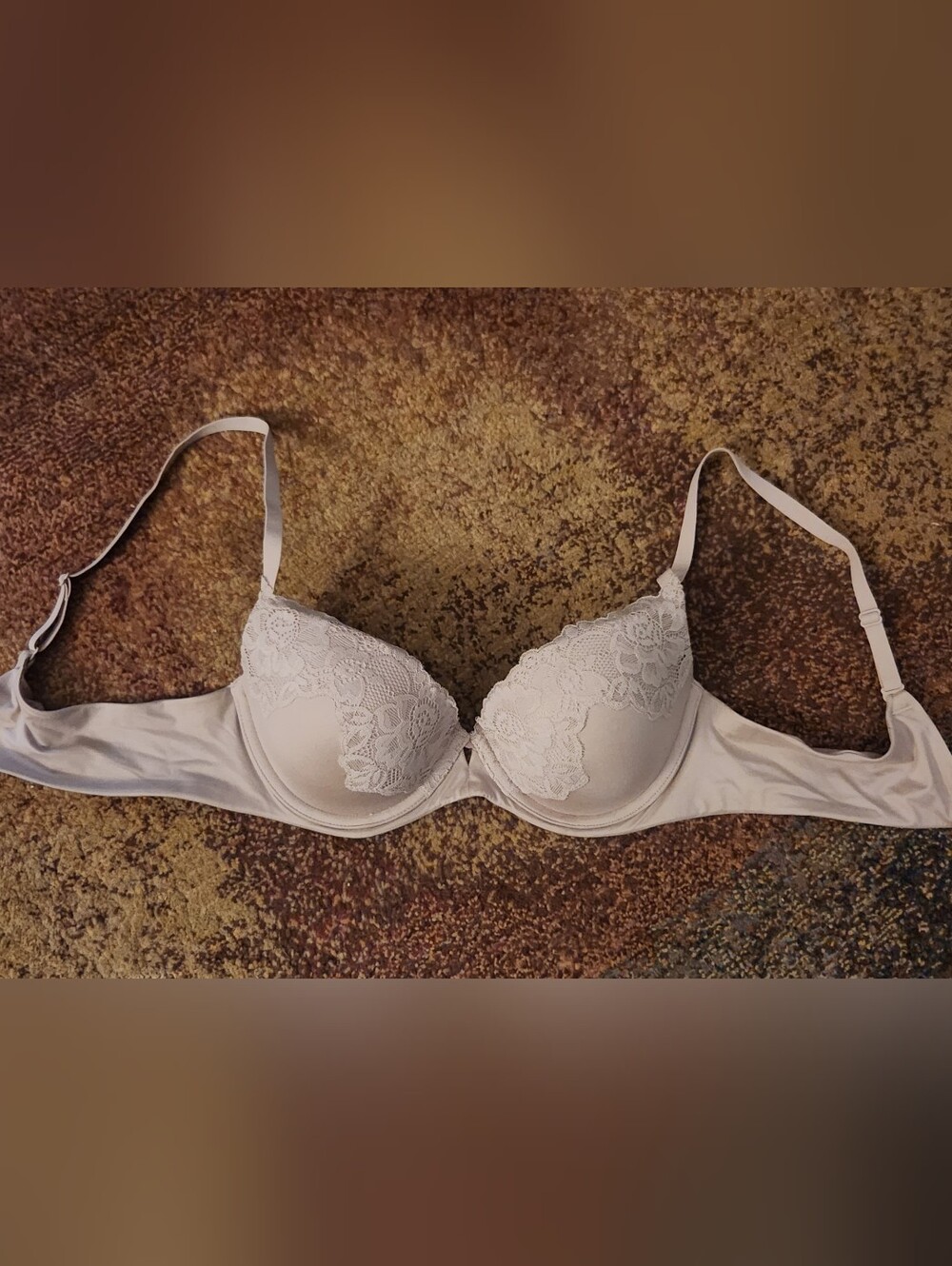 Maidenform Lace-Accent Push-Up Bra 34B